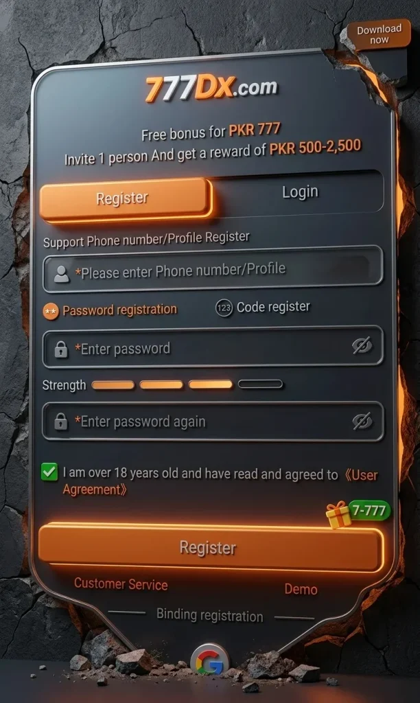 777dx game 2026 registration image